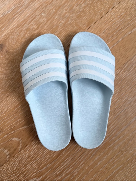 adidas Shoes - Adidas Adilette Halo Blue Slides, 7